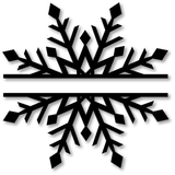 SNOWFLAKE MONOGRAM