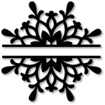 SNOWFLAKE MONOGRAM