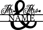 Mr & Mrs Monogram