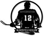 HOCKEY PLAYER MONOGRAM