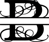 Swirl Letter Monogram