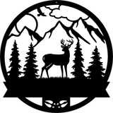 Deer Monogram