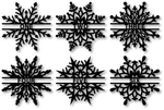 SNOWFLAKE MONOGRAM