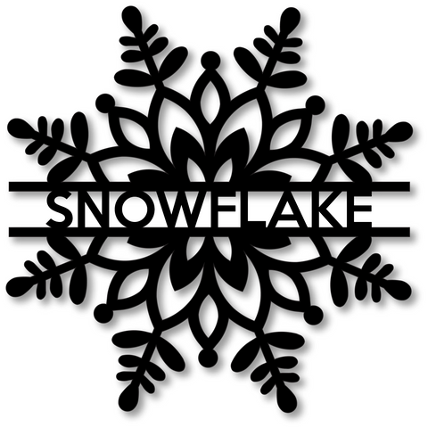 SNOWFLAKE MONOGRAM