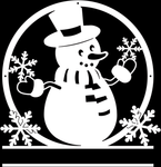 **** LET IT SNOW SNOWMAN CUSTOMIZABLE ****