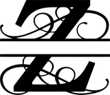 Swirl Letter Monogram