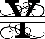 Swirl Letter Monogram